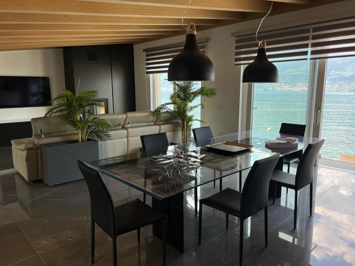 Luxury Lakefront Penthouse Lezzeno Eksteriør bilde